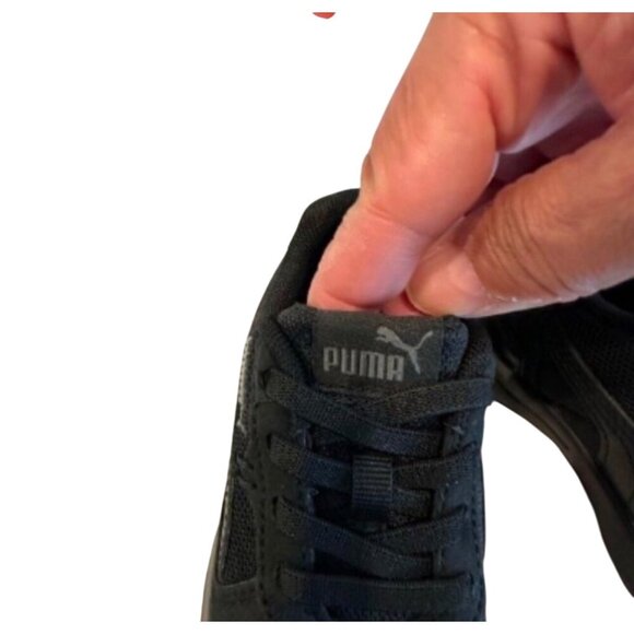 Puma KinderFit All Black Toddler Sneakers Size 7C - Picture 4 of 8